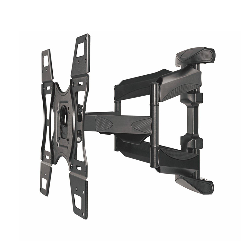 Soporte de pared para TV giratorio, se inclina y se extiende, soporte de esquina para montaje en pared de TV de movimiento completo, para televisores de 32 a 60 pulgadas, 6 brazos resistentes de hasta 45,5 kg, VESA máx. 400 x 400 mm